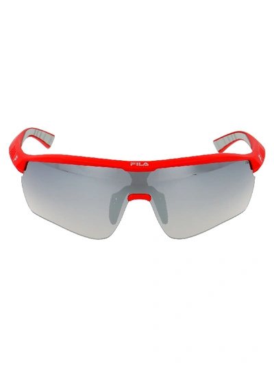 Shop Fila Sunglasses In Fzx Matte Red