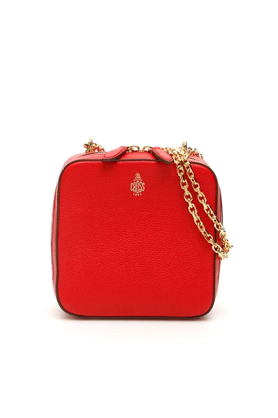 Shop Mark Cross Rose Bag In Mc Red (red)