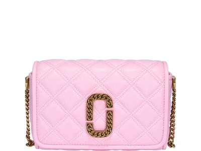 Shop Marc Jacobs The Status Shoulder Bag In Pink