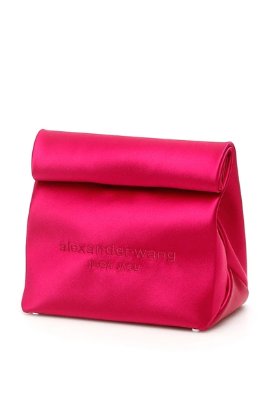 Shop Alexander Wang Lunch Bag In Hot Pink (fuchsia)