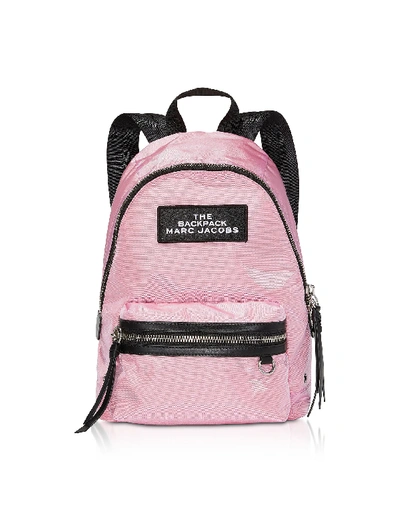 Shop Marc Jacobs The Medium Nylon Backpack In Powder