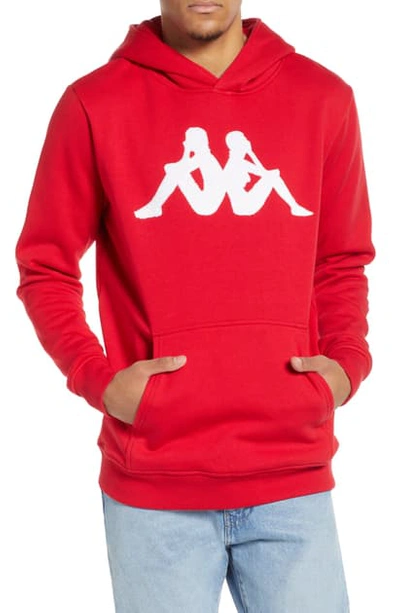 Kappa Active Authentic Dave Hoodie In Red white A09 ModeSens