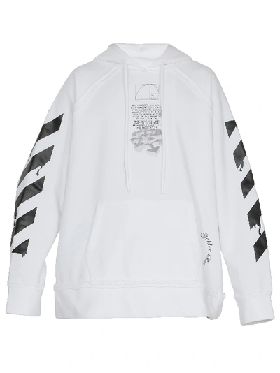 Shop Off-white Dripping Arrows Sweatshirt In White Black