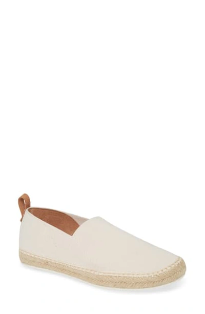 Shop Gentle Souls By Kenneth Cole Lizzy Espadrille Flat In White Fabric