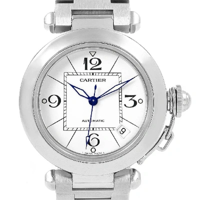 Shop Cartier Pasha C White Dial Automatic Steel Unisex Watch W31074m7 In Not Applicable