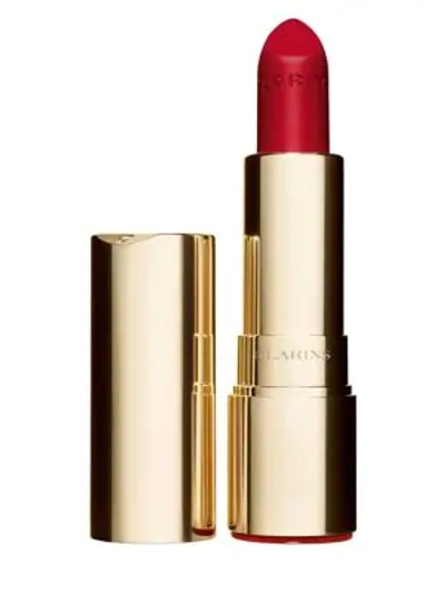 Shop Clarins Women's Joli Rouge Velvet Matte Lipstick In Red