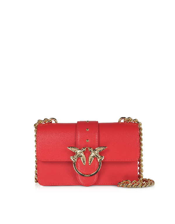 red pinko bag