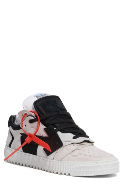 Shop Off-white Off Court Low Sneaker In Beige/ Black
