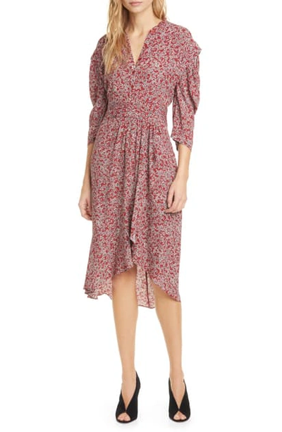 Shop Ba&sh Chelsea Floral Dress In Carmine