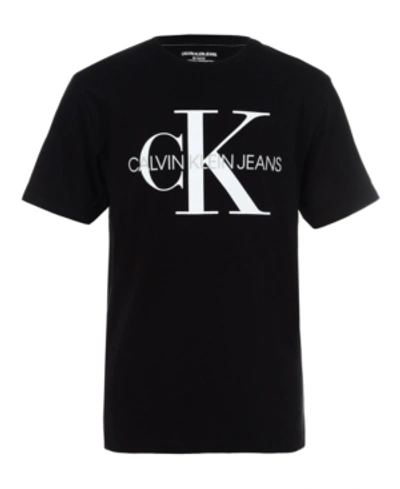 Calvin Klein Kids' Big Boys Old School Logo T-shirt In Black | ModeSens
