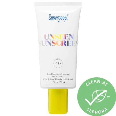 Shop Supergoop ! Unseen Sunscreen Spf 40 1.7 oz/ 50 ml
