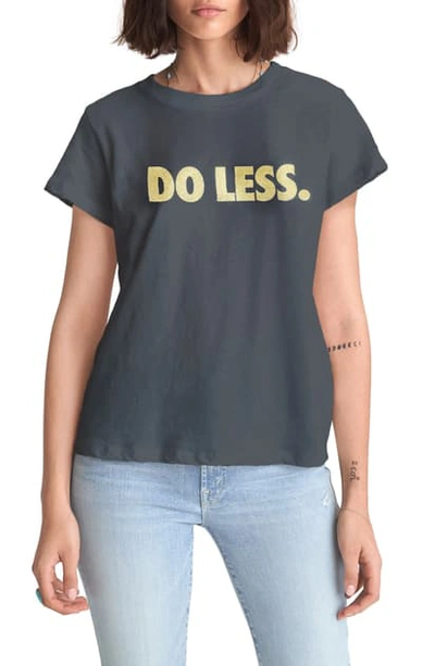 Shop Mother 'the Boxy Goodie Goodie' Cotton Graphic Tee In Do Less