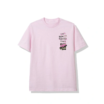 Pre-owned Undefeated X Anti Social Social Club 2015 Tee (fw19) Pink