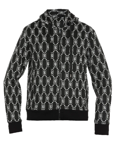 Shop Neil Barrett Monogram Sweatshirt In Black/white