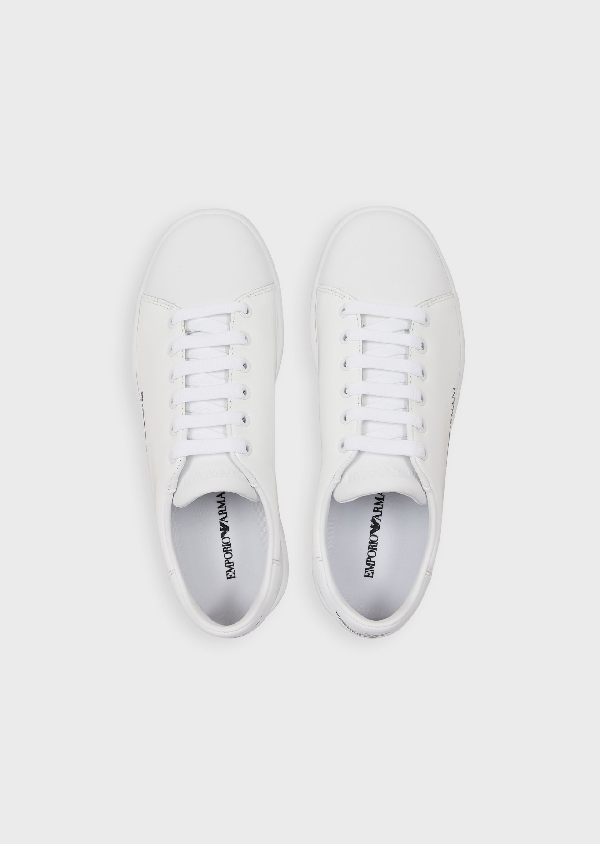 giorgio armani white sneakers