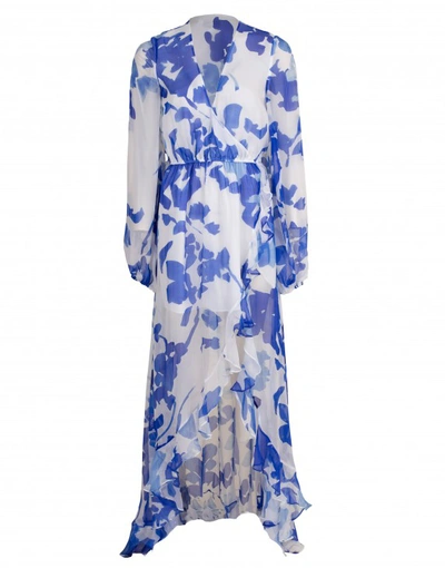 Shop Caroline Constas Liv Gown In Blue