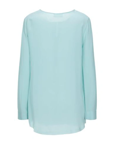 Shop Ottod'ame Blouse In Turquoise