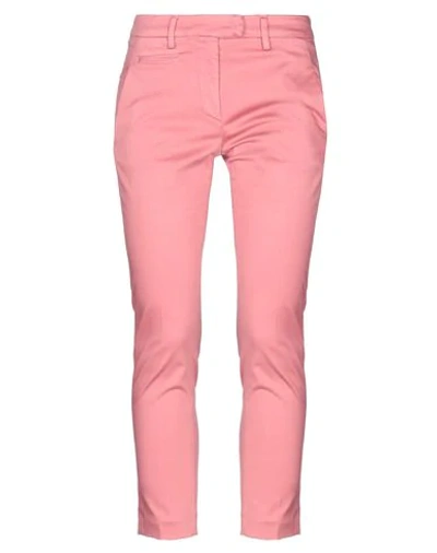 Shop Dondup Woman Pants Pastel Pink Size 29 Cotton, Elastane