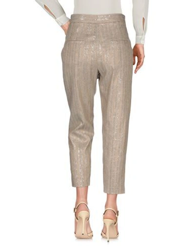Shop Brunello Cucinelli Casual Pants In Sand