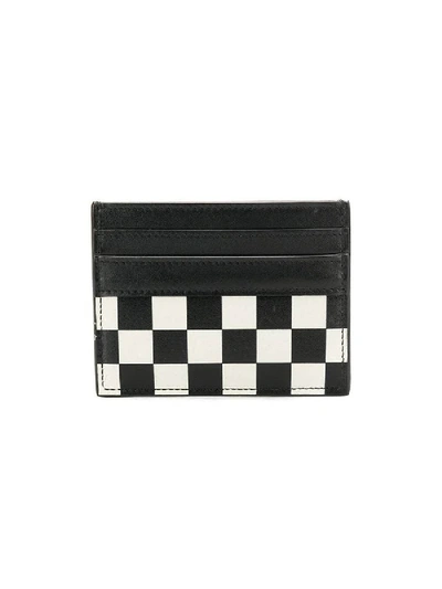 Shop Saint Laurent Checkerboard Card Holder
