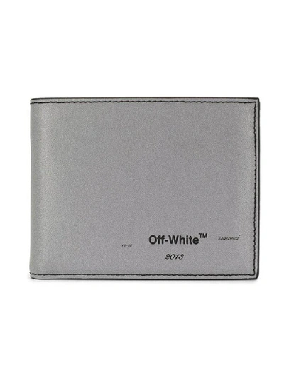 Shop Off-white Seasonal Logo Bi-fold Wallet