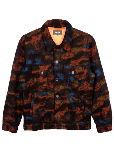 Shop Just Don Multicolored Wool-blend Jacket