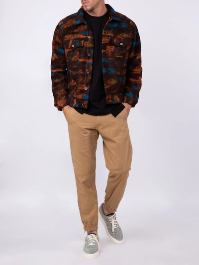 Shop Just Don Multicolored Wool-blend Jacket