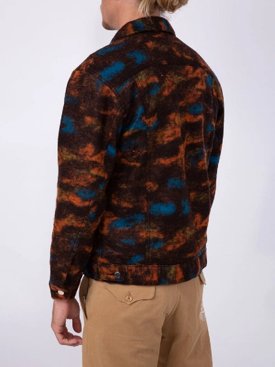 Shop Just Don Multicolored Wool-blend Jacket