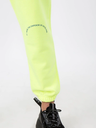 Martine Rose Fluorescent Yellow Sweat Pants In Green | ModeSens