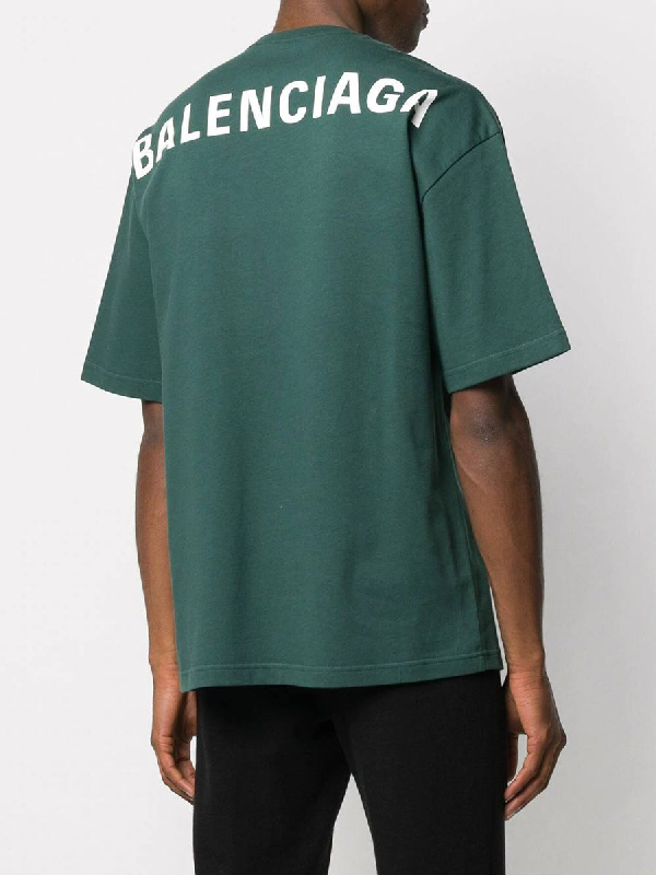 balenciaga green shirt