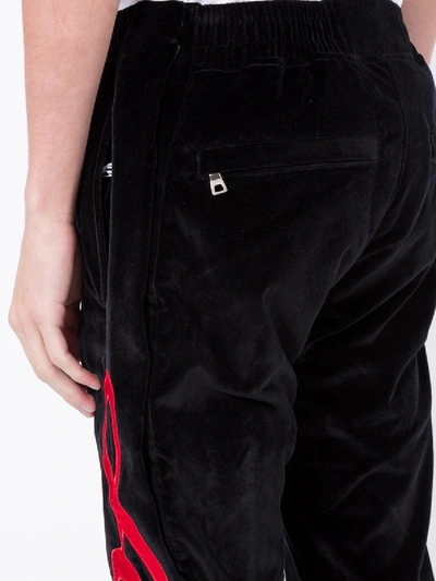 Shop Just Don The Sound Treble Clef Tearaway Trousers In Black