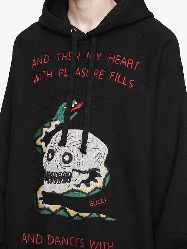 gucci skull hoodie