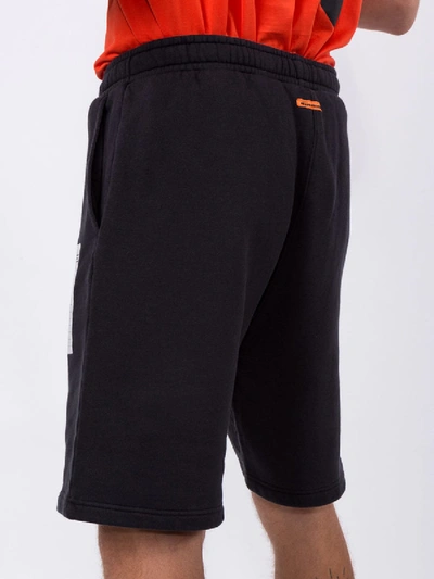 Shop Heron Preston Brand Label Track Shorts