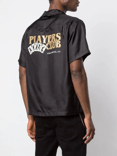 Shop Amiri Players Club Short Sleeve Shirt