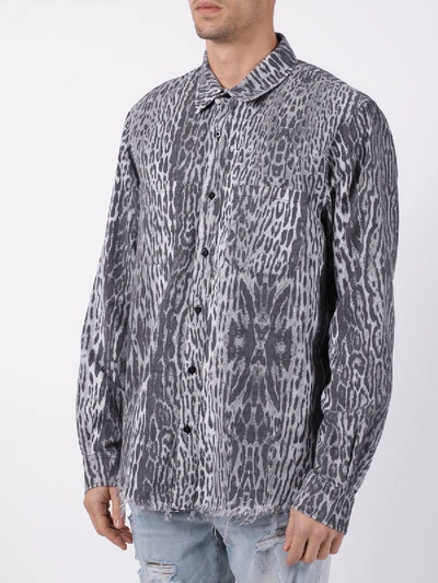 Shop Amiri Leopard Print Shirt