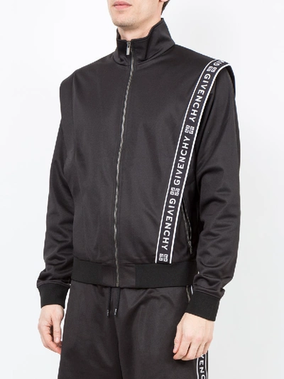 Shop Givenchy Logo Jacket Black