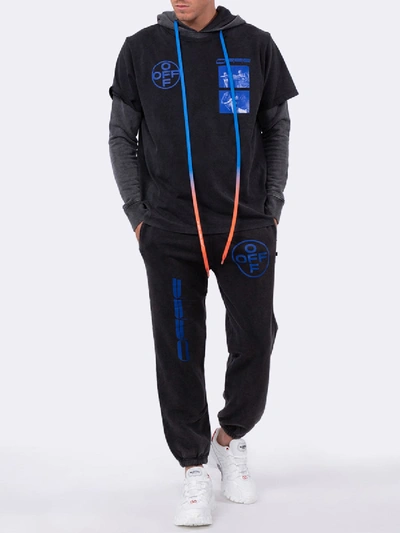 Shop Off-white Hardcore Caravaggio Sweatpants Black