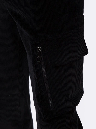 Shop Neil Barrett Black Skinny Corduroy Trousers