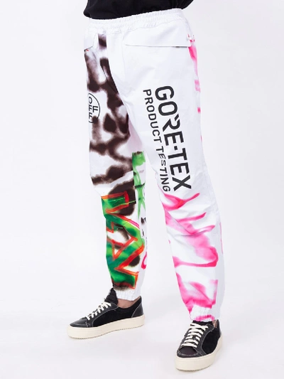 Shop Off-white X Gore-tex Graffiti Pants In Multicolor