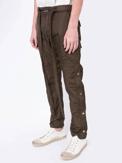 Fear of God Nylon Cargo Pant in Olive Green