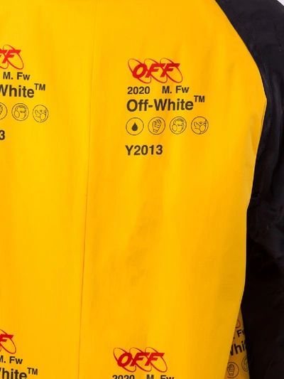 Shop Off-white Monogrammed Industrial Coat