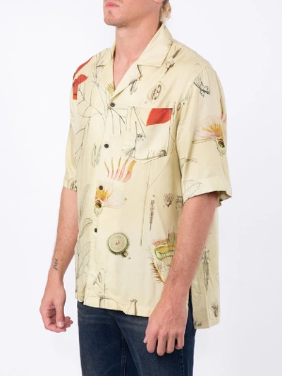 Shop Acne Studios Botanical Print Shirt