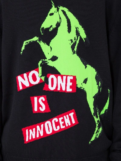 Shop Nasaseasons No One Is Innocent Sweater In Multicolor