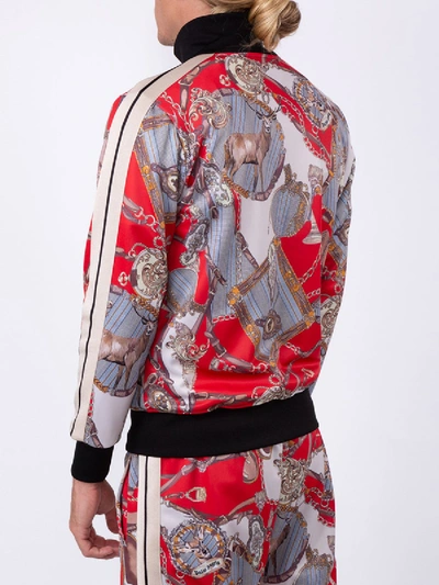 Shop Palm Angels Hot Bridle Track Jacket