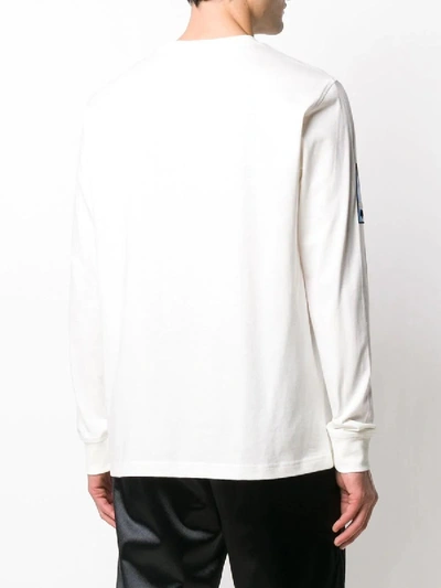 Shop Adidas Originals By Alexander Wang Exceed The Limit Long Sleeve T-shirt In White