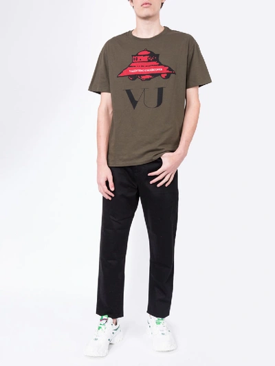 Shop Valentino X Undercover Ufo T-shirt In Green
