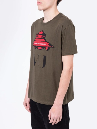 Shop Valentino X Undercover Ufo T-shirt In Green