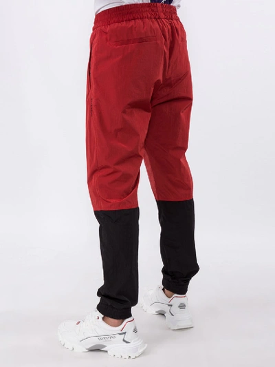 Shop Givenchy Side Logo Track Pants In Red