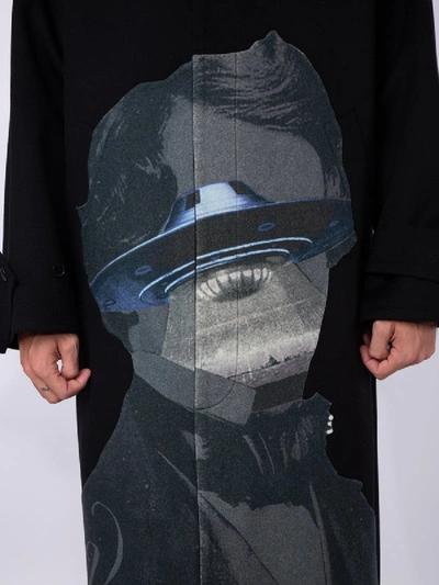 Shop Valentino X Undercover Ufo Face Jacket In Black