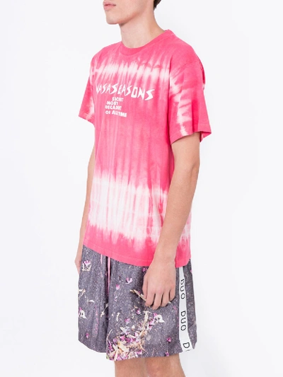 Shop Nasaseasons Pink Tie-dye Print T-shirt